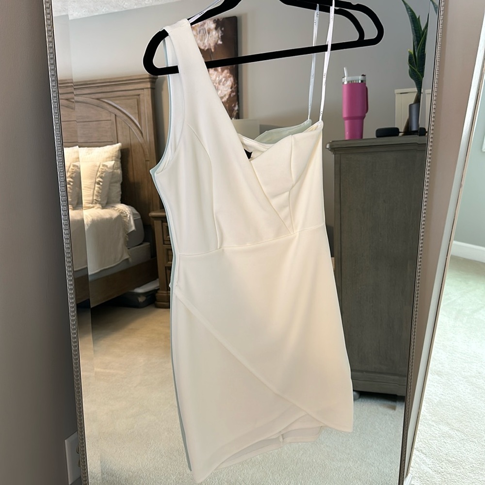 Lulus mini one shoulder dress